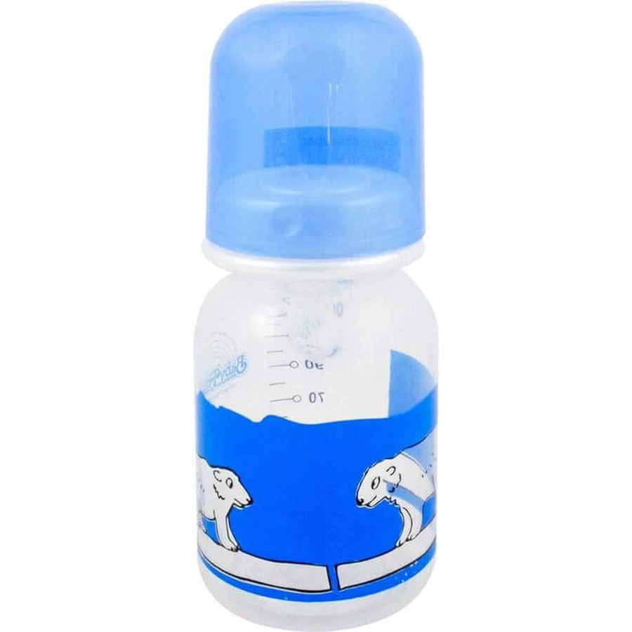 Bottiglia per il latte, 125 ml, polipropilene, disegni assortiti, 1 pz., così com’è