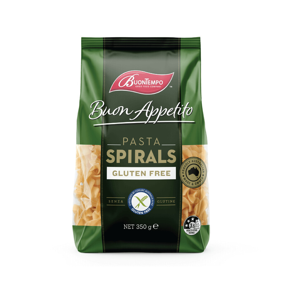 Paste spirale Buontempo, 350 g, Orgran