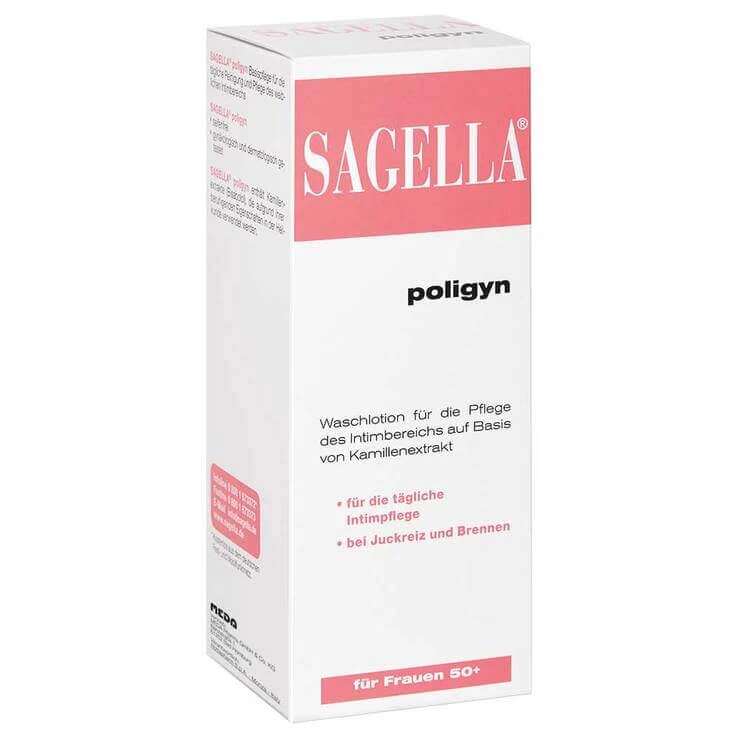 Sagella poligyn Intimwaschlotion für Frauen 50 + , 2x500 ml Lotion