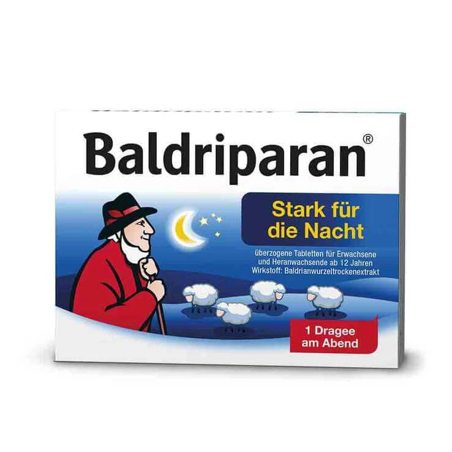 Baldriparan Stark, comprimate filmate pentru administrare nocturnă, 60 de comprimate filmate