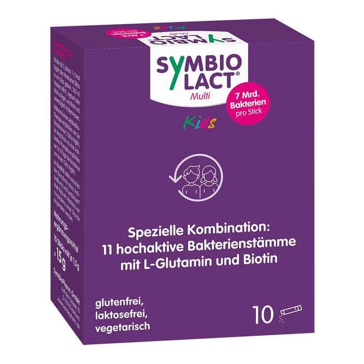 Symbiolact Multi Kids Pulver Sticks, 10X1.5 g Pulver