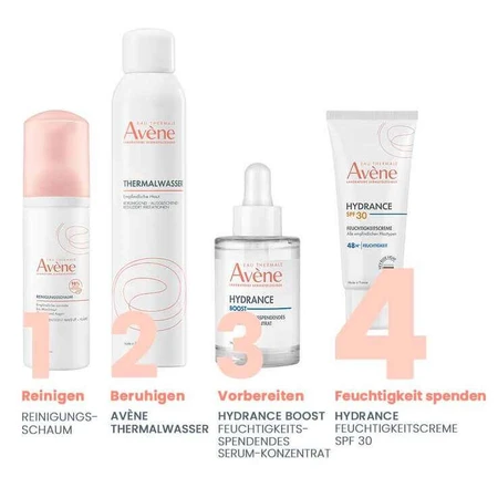 Crema hidratante Avene Hydrance SPF 30, 2 x 40 ml de crema