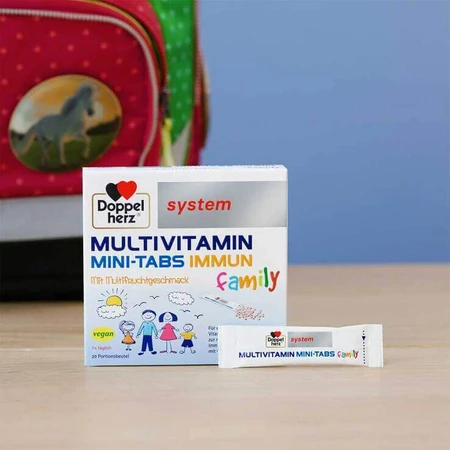 Doppelherz Multivitamin Mini-Tabs family system, 3x20 pastile
