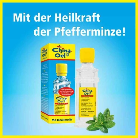Ulei din China cu 3 inhalatoare, 100 ml ulei esențial