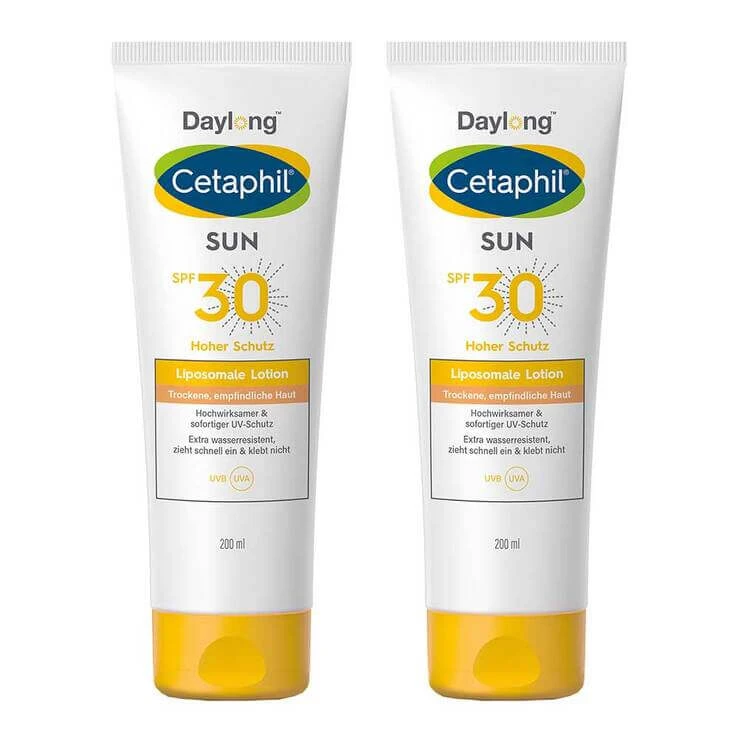 Cetaphil Sun liposomale Lotion SPF 30 Sonnenschutz, 2x200 ml Lotion