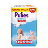 Scutece Pants Sensitive GP Extra Large, nr. 6,  15+ Kg, 60 bucati, Pufies