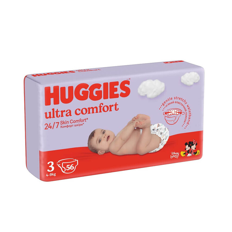 Ultra Comfort Windel, Nr.3, 4-9 kg, 56, Huggies