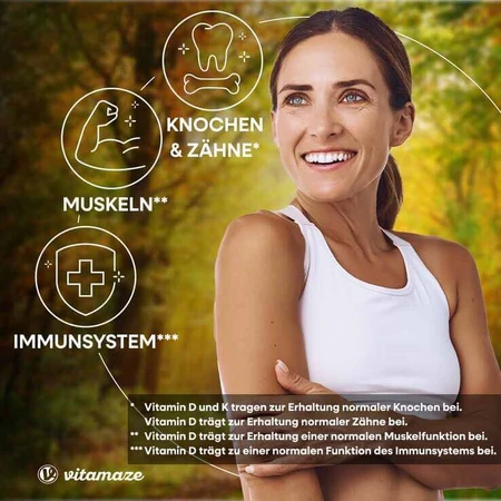 Vitamine D3 K2 2000 IE / 100 µg, extra krachtige tabletten, 240 tabletten