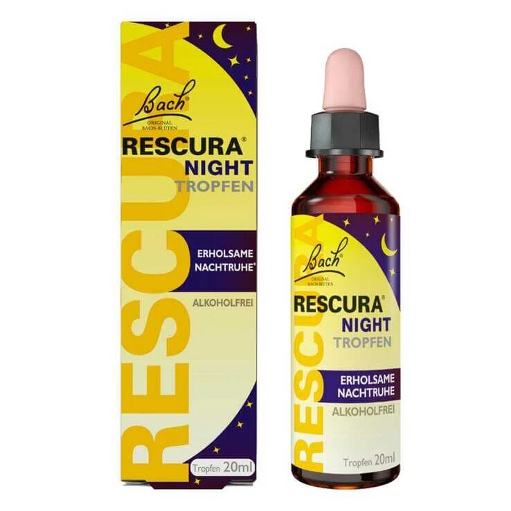 Bachblüten Rescura Night Tropfen alkoholfrei, 20 ml Tropfen