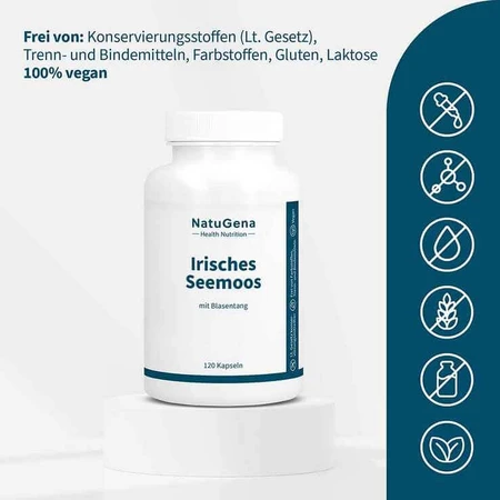 Irisches Seemoos mit Blasentang Kapseln, 120 St Kapseln