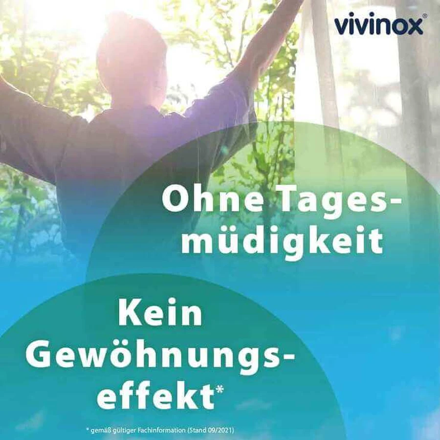 vivinox® Nerve Calm - Compresse calmanti per l'irrequietezza e la difficoltà ad addormentarsi, 100 compresse rivestite