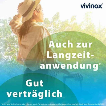 vivinox® Nerve Calm - Compresse calmanti per l'irrequietezza e la difficoltà ad addormentarsi, 100 compresse rivestite