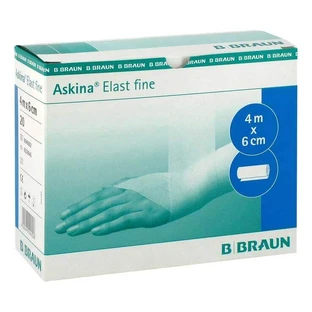 Bandaż elastyczny Askina Elast Fine, 4 m x 6, 100 sztuk