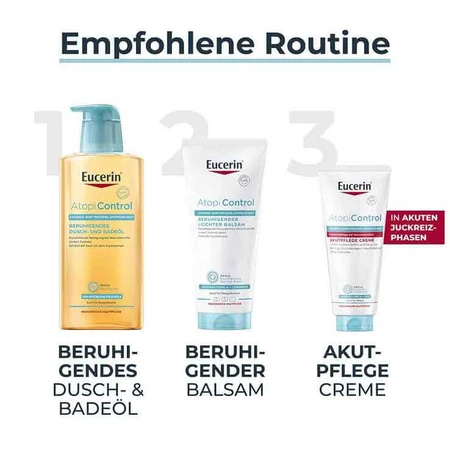 Crema Eucerin Atopicontrol Acute, 2 x 100 ml de crema