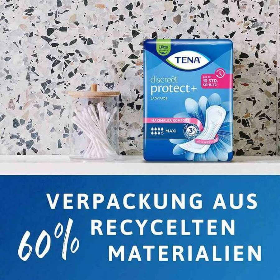 TENA® discreet Maxi – tampoane pentru incontinență, 12 x 12 bucăți
