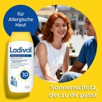 Gel de protección solar Ladival para piel sensible SPF 30, 2 x 200 ml de gel