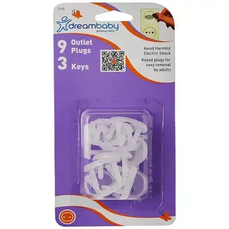Steckdosenschutz + 3 Schlüssel für die Entriegelung, Dreambaby