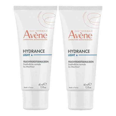 Avene Hydrance, emulsie hidratantă ușoară, 2 x 40 ml emulsie