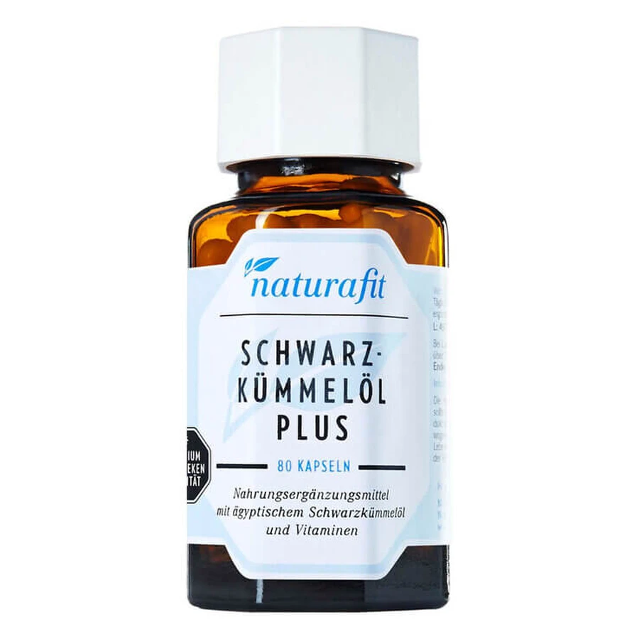 Naturafit Black Cumin Oil Plus Capsules, 80 capsules