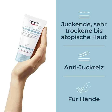 Eucerin Atopicontrol Intensieve Handcrème, 2 x 75 ml crème