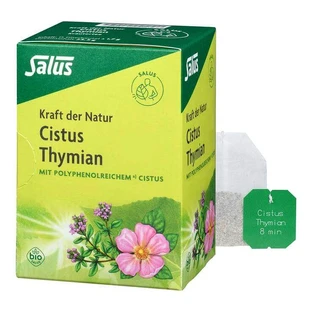 Tisane bio au ciste et au thym Salus, 15 sachets