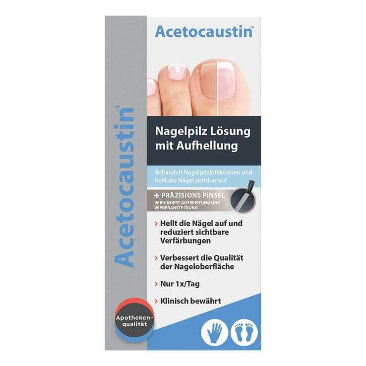 Acetocaustin Nagelpilz Lösung mit Aufhellung, 9 ml Lösung