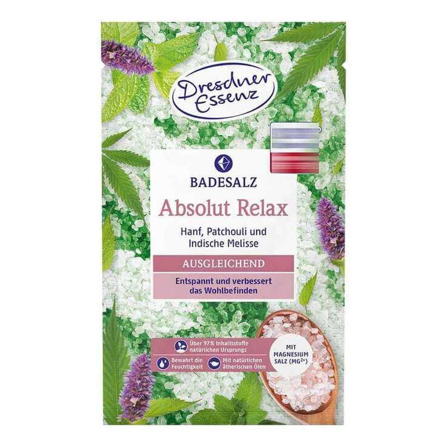 DE "Absolut Relax" Bath Salts with Epsom Salt, 60 g per bath