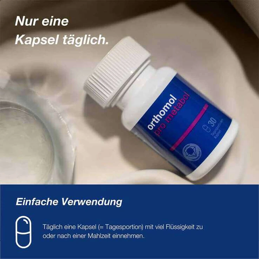 Orthomol pro metabol Capsules, 2 x 30 capsules