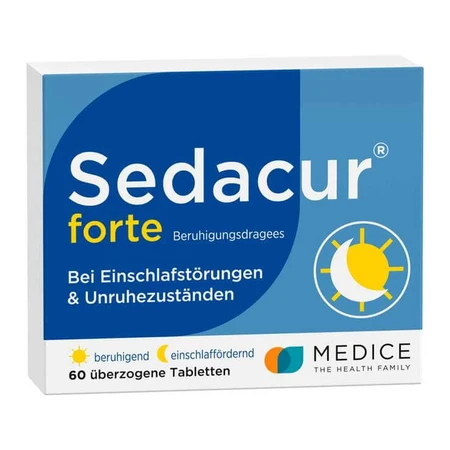 Sedacur® forte, comprimés enrobés apaisants, 60 comprimés