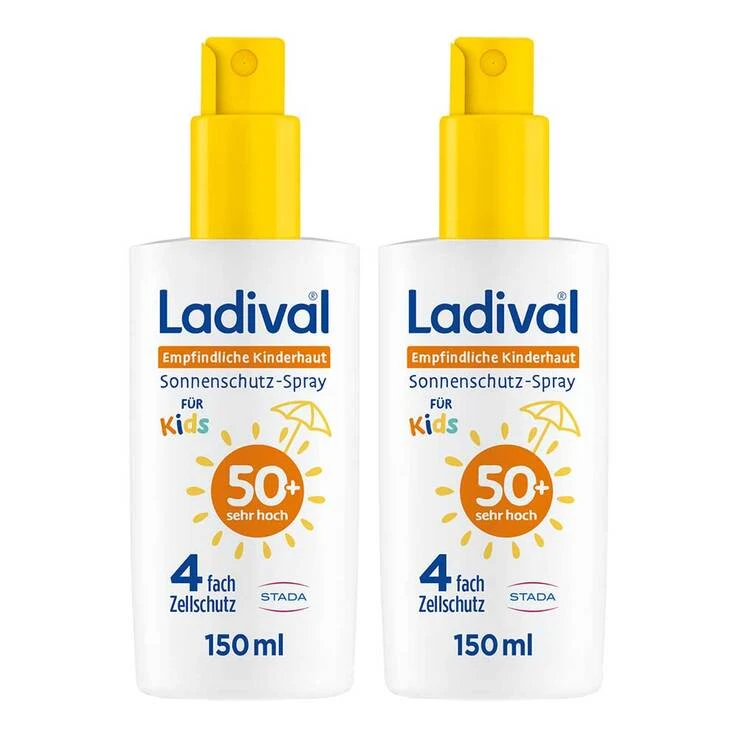 Ladival empfindliche Kinderhaut Spray LSF 50 + , 2x150 ml Spray