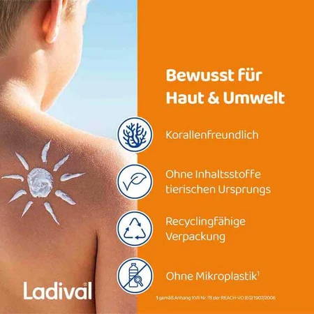 Ladival Spray pentru pielea sensibilă a copiilor SPF 50+, 2x150 ml spray