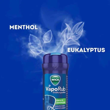 Pomada para el resfriado WICK VapoRub en aplicador, 2 x 35 g de pomada