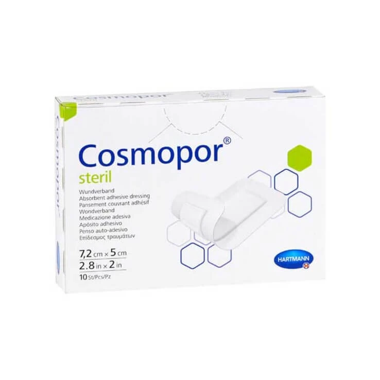 Cosmopor steril 5x7,2cm Cpc, 10 St Pflaster