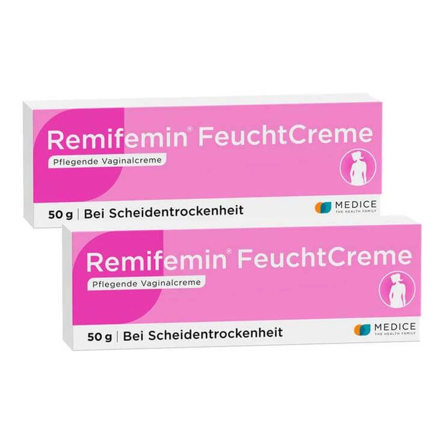 Remifemin Moisturizing Cream, 2 x 50 g Vaginal Cream