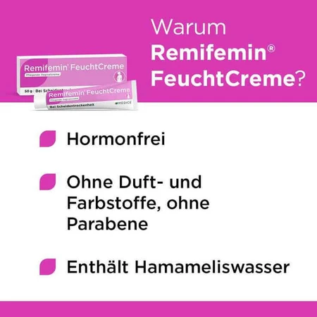 Remifemin Moisturizing Cream, 2 x 50 g Vaginal Cream