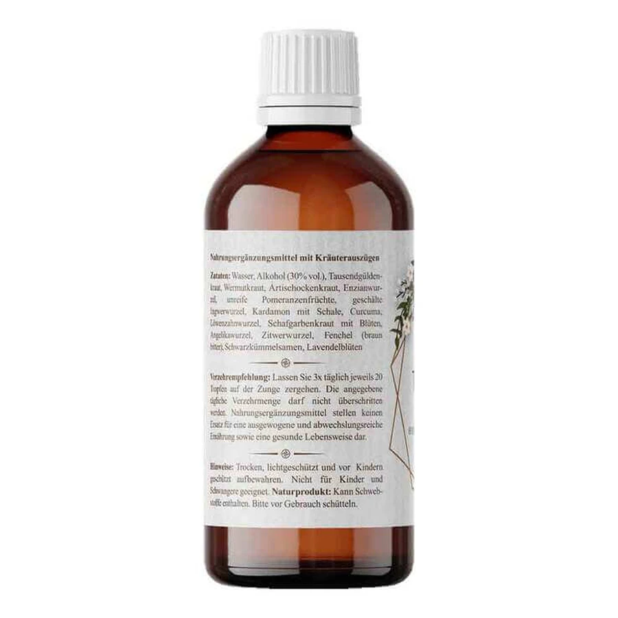 Nordic Pure 15-kruiden bittere druppels, 100 ml druppels voor oraal gebruik