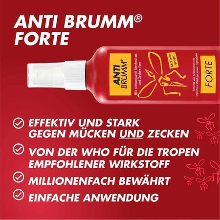 Anti Brumm forte, pulverizator cu pompă, 2x150 ml, n.v.
