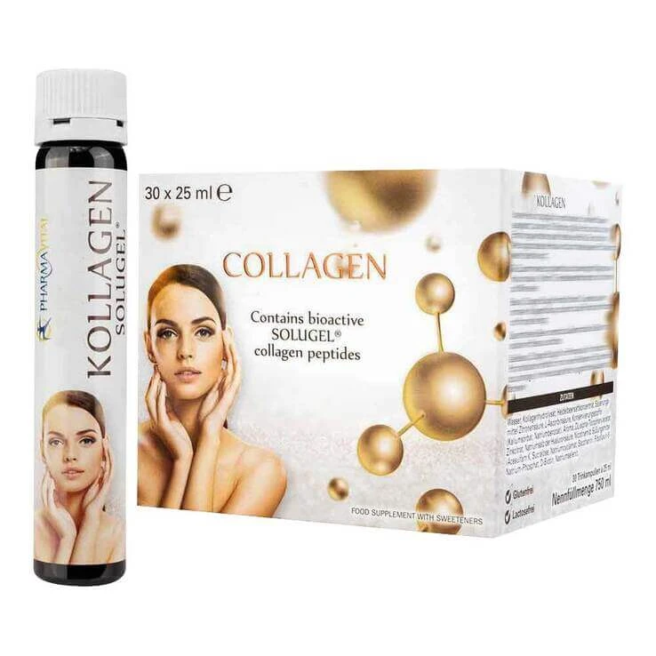 Collagen Hyaluron Solugel bioactive Ampulle, 30 St Ampullen