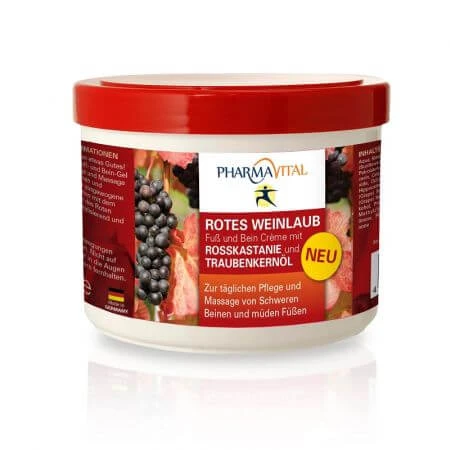 Fußcreme mit Kastanienextrakt, 500 ml, PharmaVital GmbH