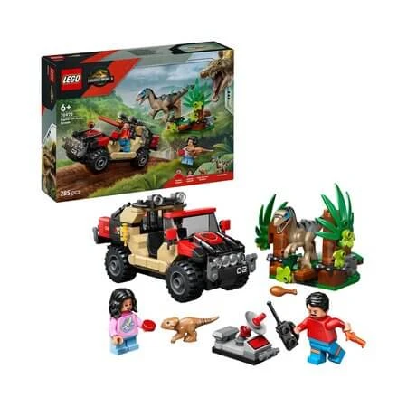 Offroad-Flucht vor einem Velociraptor, ab 6 Jahren, 76972, 285 Teile, LEGO Jurassic World