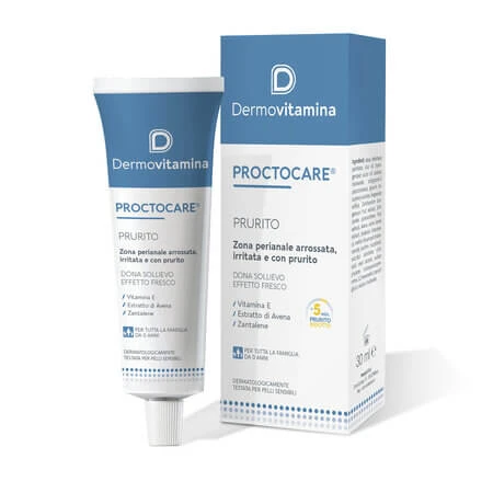 Proctocare Prurito-Beruhigungscreme für den Dammbereich, 30 ml, Dermovitamina