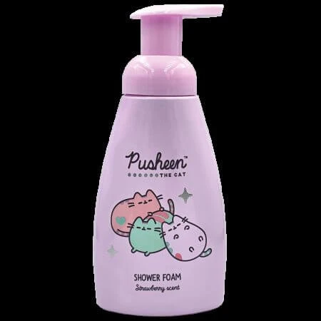 Pusheen Duschgel, Erdbeere, 300 ml, Aura