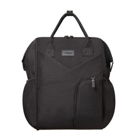 Rucksack für Mütter im modernen Stil, schwarz, Babyono