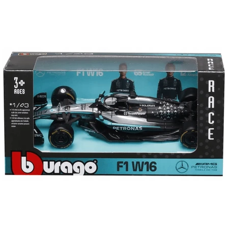 Mercedes-AMG F11 Modellauto, Maßstab 1:43, George Russell, ab 3 Jahren, Bburago