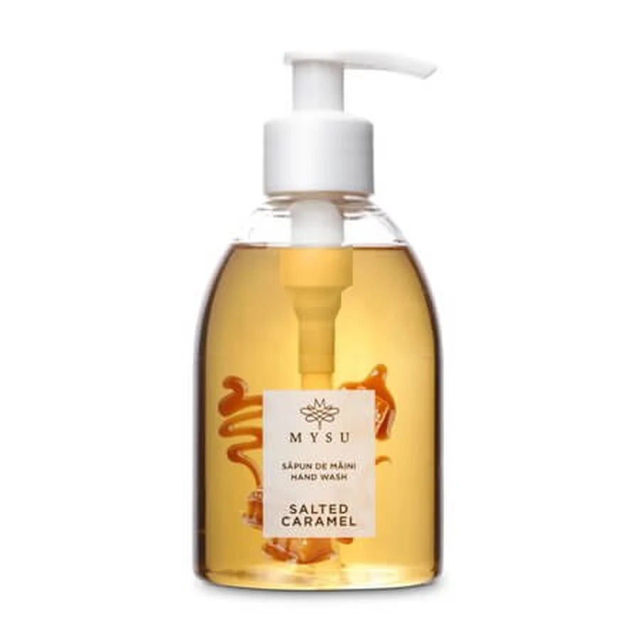 Jabón de manos líquido, caramelo salado, 285 ml, Mysu