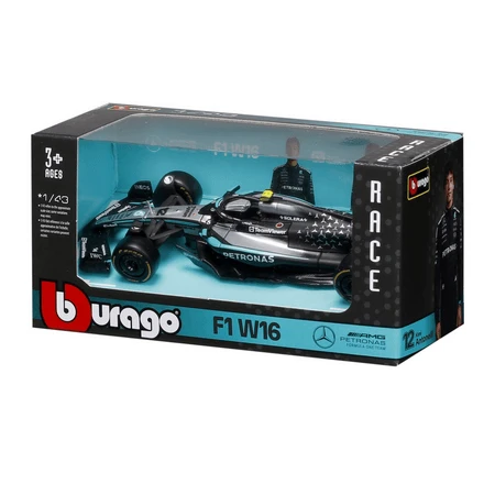 Mercedes-AMG F1-Modellauto, Maßstab 1:43, Kimi Antonelli, ab 3 Jahren, Bburago