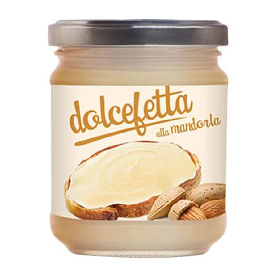 Crema de almendras Dolcefetta, 180 g, O Sole e Napule