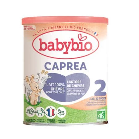 Bio-Ziegenmilchnahrung 2, ab 6 Monaten, 400 g, BabyBio