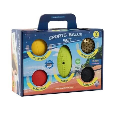 5er-Set Sportbälle, ab 0 Monaten, Gerardo's Toys
