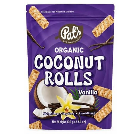 Bio-Brötchen, Kokos und Vanille, 100 g, Pat's